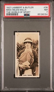Lambert & Butler - 'The World of Sport' (1927) - Miss Helen Wills **PSA7** - Picture 1 of 2