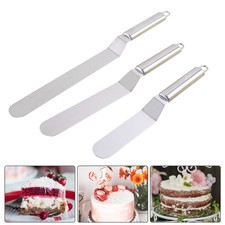 Stainless Steel Icing Spatula for Cake Cream Butter Smoother Fondant Baking