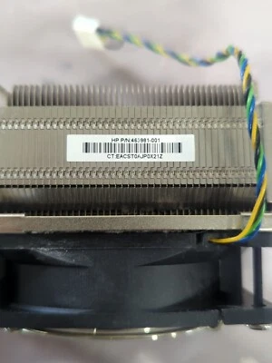 Genuine HP 463981-001 Z400 Workstation CPU Heat Sink & Fan Assembly  - Image 1 of 4