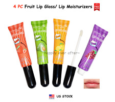 4 PC Simply Bella Fruit Lipgloss - Clear Fruit Lip Moisturizers *US STOCK*