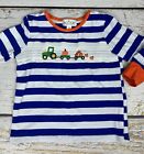 Boutique Marie Nicole Clothing Baby Striped Shirt Tractor Pumpkin M (5) 0129