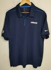 Los Angeles Chargers Nike Dri Fit On Field Blue Golf Polo Shirt Men's Size XL Only $24.99 on eBay