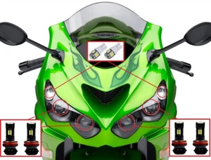 Kawasaki zx-14r zx14r 1400 LED Headlight 6 pieces lightweight LED Set 2006-2020 - Picture 1 of 6