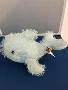 Webkinz NO CODE FUZZY Blue Whale 9" Plush Stuffed Animal Toy - Picture 1 of 5