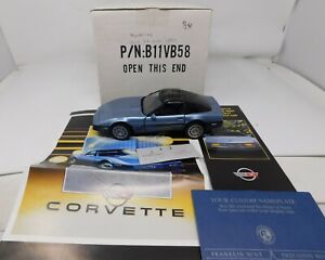 1/24 Franklin Mint 1984 Corvette Metallic Blue  # B11VB58