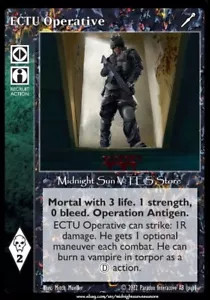 ECTU Operative The Fall of London V:TES VTES Vampire CCG - Picture 1 of 1