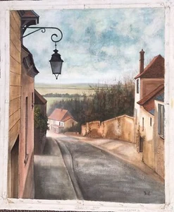 Philippe Bunel "Lede France" oil on Canvas 28.5" x 23.5 - Picture 1 of 4