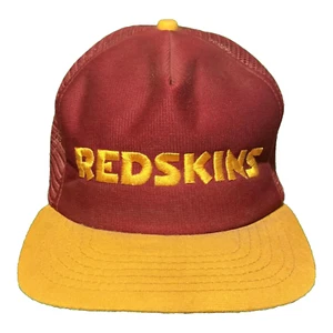 Vintage Washington Redskins Snapback Cap Mütze New Era Vintage 80s Trucker USA - Bild 1 von 4