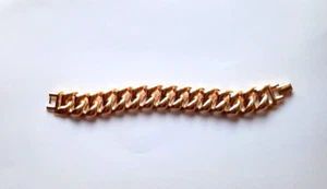 ANNI '60 TRIFARI CROWN BRACCIALE A MAGLIE TONO ORO - Foto 1 di 7