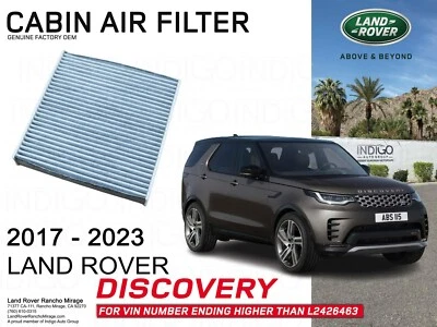 2017-2023 LAND ROVER DISCOVERY Genuine Land Rover Cabin Filter DIS-LR133345 - Image 1 of 2