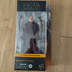 Book of Boba fett Tython sabbia 1/12 Starwars serie nera 6" Mandalorian Mando - Foto 1 di 6