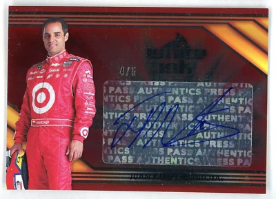 Juan Pablo Montoya 2013 Press Pass Ignite Ink Auto #11-JPM Serial #d 4/5 - Image 1 of 2