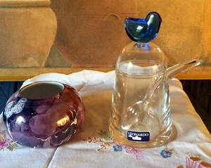 Acryl Marmeladentopf Glas Löffel-v.Leonardo+Vase Handdecoriert Portugal - Bild 1 von 5