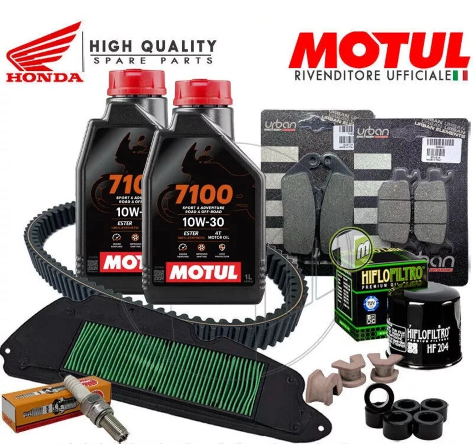 Tagliando HONDA SH 350 ABS 2021 2022 2024 Olio Motul 7100 10W40 +CINGHIA FILTRI Foto 1 de 1