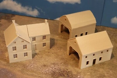 WARFAYRE Cordori Farm & Barn American Civil War 20mm 1/76 1/72 28mm Gettysburg ACW