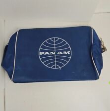 PAN AM Airlines Vintage Navy Blue Carry-On Bag