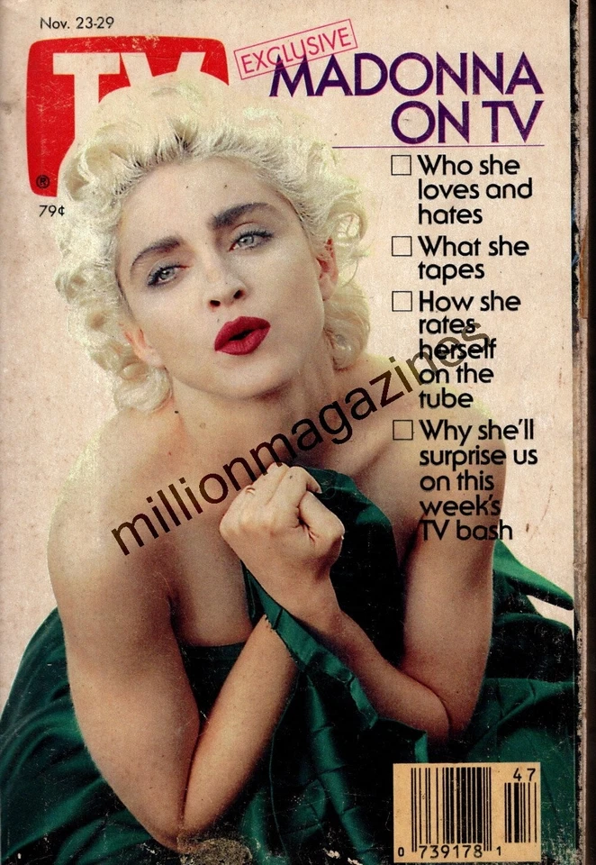 1991 TV Guide  November 23-29 - Madonna; E.T. ; Commish; Murphy Brown; Reruns - Image 1 of 1