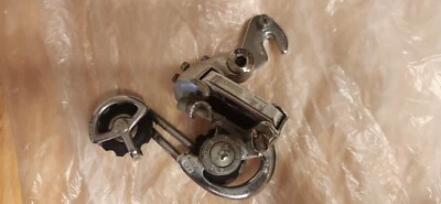 Suntour 7 vintage rear derailleur 5-7 sp steel friction medium cage  - Image 1 of 2
