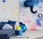 3D Blue Circle O1218 Wallpaper Wall Mural Self-Adhesive Misako Chida Fay