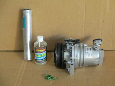 KIT COMPRESOR DE AIRE ACONDICIONADO COMPATIBLE CON NISSAN VERSA 2009-2012, CUBO 1,8 L - OEM # 92600-CJ63E Foto 1 de 4