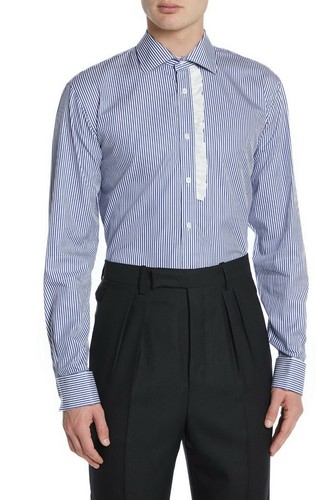 Camicia abito casual da uomo Burberry nuova con etichette taglia 42