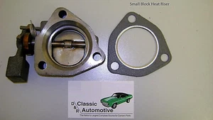 Exhaust Manifold Heat Riser w/Gasket Camaro Chevelle Small Block Nova El Camino - Picture 1 of 4