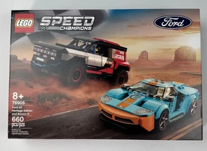 Lego Speed Champions Ford GT Heritage Edition & Bronco R Retired Set 76905 - Picture 1 of 10