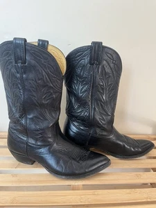 GREAT WESTERN 6951 BLACK COWBOY BOOTS SIZE 12 D Mens - Picture 1 of 7