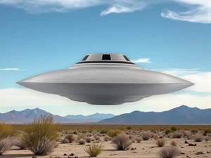 Area 51 UFO Model, Bob Lazar S4 Flying Saucer | 3D Printed Alien Ship 4–12" - Picture 1 of 9
