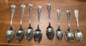 Lot WM Rogers & Son United States of America silverplate Collector Spoons 1915 - Picture 1 of 4
