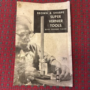 Folleto de herramientas Super Vernier vintage marrón y afilado EE. UU. 🇺🇸 - Imagen 1 de 12