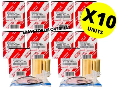LEXUS SCION OIL FILTER SET OF 10 OEM  04152-YZZA1 - Image 1 of 4