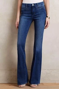 Anthropologie MiH Marrakesh Mid Rise Skinny Kick Flare Jeans Gr. 30 - Bild 1 von 8