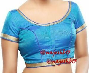 Readymade Saree Blouse, Turquoise blouse, sari blouse, choli, Designer Blouse