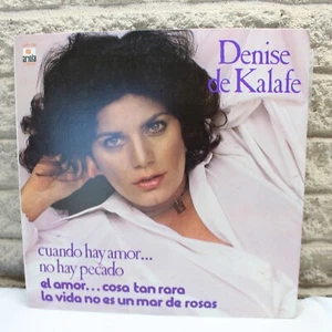 Denise de Kalafe Cuando Hay Amor No Hay Pecado Vinyl Record LP VG+ Album - Picture 1 of 4