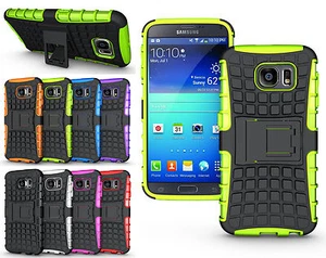 Samsung Galaxy S6 Edge G9250 Hybrid Rubber ShockProof Protective Hard Case Cover - Picture 1 of 19