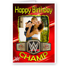 Spersonalizowana kartka urodzinowa A5 WWE męska, chłopięca Champ