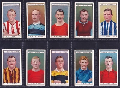 Ogdens FAMOUS FOOTBALLERS 1908 Set Of 50 Billy Meredith Foulke Needham *VG Cond* - Image 1 of 4