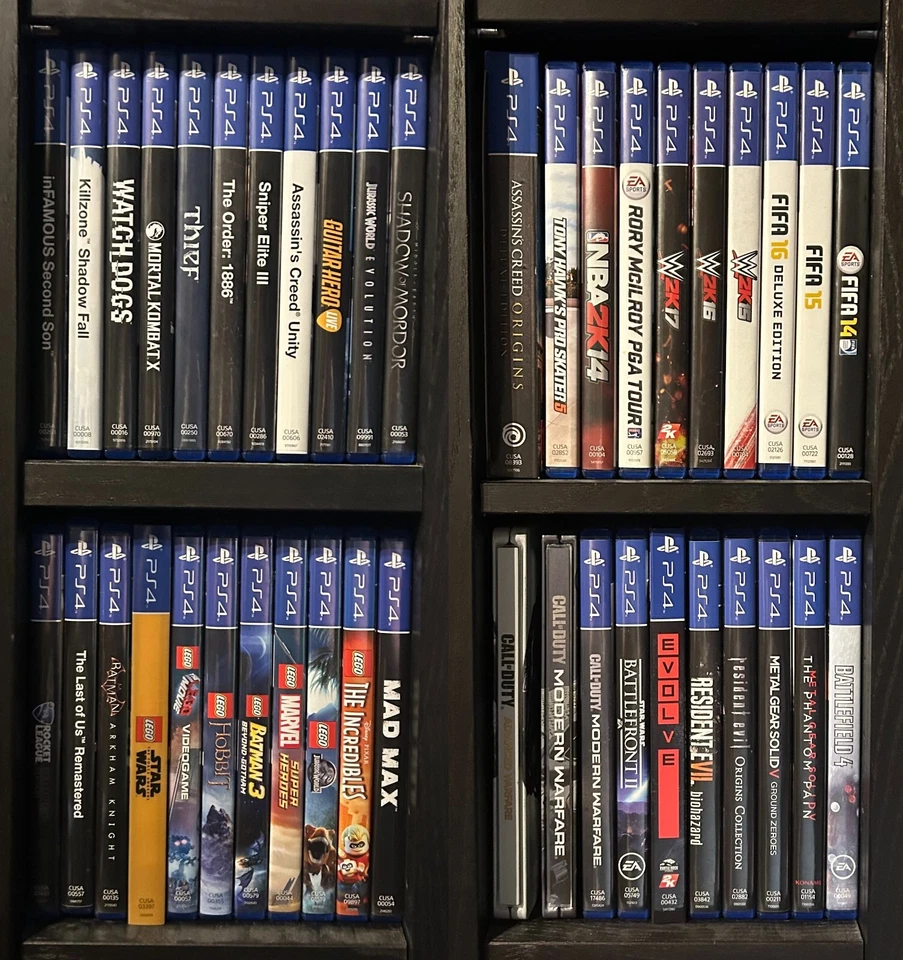 Assortment of PS4 Video Games (from £3 each) - All in Perfect Condition - Image 1 of 1