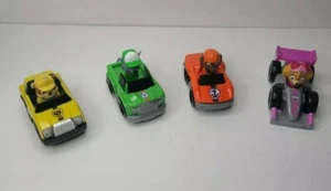 Paw Patrol Spin Master Vehicles Rescue Racer Cars Lot of 4 cars - Picture 1 of 9