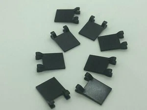 Lego (c) 8x Fahne Flagge - 2x2 - schwarz -Piraten, Schiff - 2335 - Bild 1 von 1