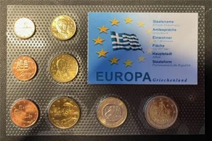 KMS - Grecia 2008 - Juego de motivos EURO - ("Soldado en lámina") - Imagen 1 de 2