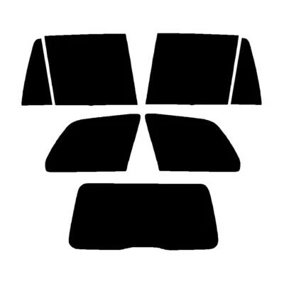 Pre Cut Window Tint for Volvo XC90 Estate 2002-14 5% Limo Black Rear Car Film - Image 1 of 4