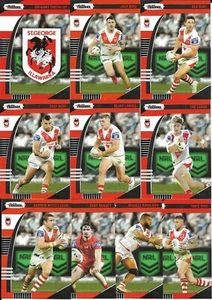 Juego de equipo base 2022 Nrl Traders (10 cartas) - DRAGONES - Imagen 1 de 3