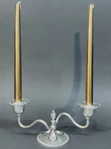 Fabulous Antique Benedict Proctor Canadian Silver Plated Candlestick Holder - Picture 1 of 11
