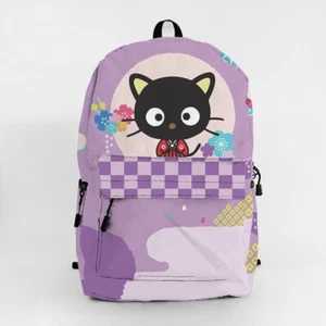 Chococat cat zip backpack backpacks 17" laptop bag shoulder bag bags kid fashion - Picture 1 of 34