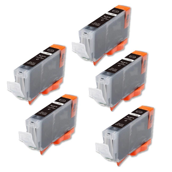 5P BLACK Quality Ink Cartridge for Canon CLI-8 iP6600D iP6700D MP500 Pro9000 - Image 1 of 1