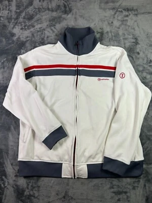 Vintage Converse x Wade Track Jacket Men’s XL White Red Gray Full Zip Retro Y2K - Image 1 of 4
