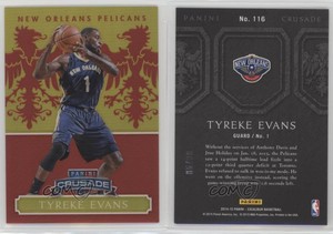 2014-15 Panini Excalibur Crusade Red /99 Tyreke Evans #116