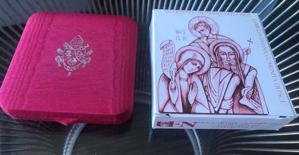 VATICAN 10 EUROS PROOF COIN 2008 BENEDICT XVI IN CASE UNCIRCULATED - Image 1 of 3